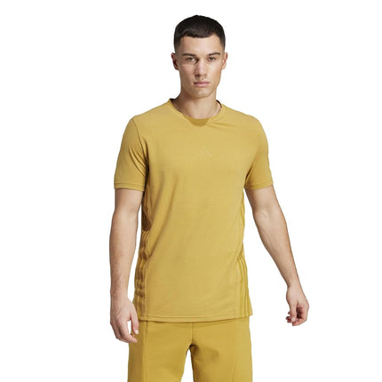 adidas Mens Designed for Training 3-Stripes T-Shir