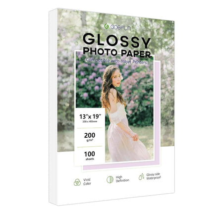13x19 Photo Paper Glossy, Goefun 54 LB Printer Pho