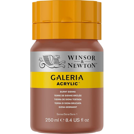 Winsor & Newton Galeria Acrylic 250ml BURNT SIENNA