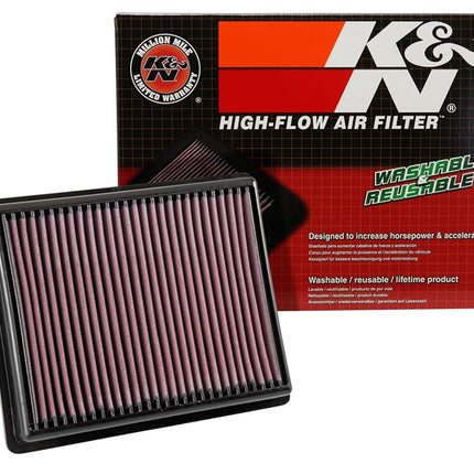 K&N Engine Air Filter: High Performance, Premium, Washable, Replacement Filter: Compatible with 2014-2019 FIAT/OPEL/RENAULT/NISSAN (Talento II, Vivaro B, Trafic III, NV300), 33-3054