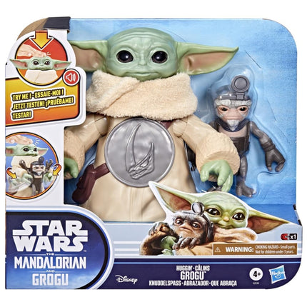 Star Wars Huggin' Grogu 16.5-cm Electronic Action Figure & Anzellan, Interactive Toys, The Mandalorian & Grogu Toys for Kids Ages 4+