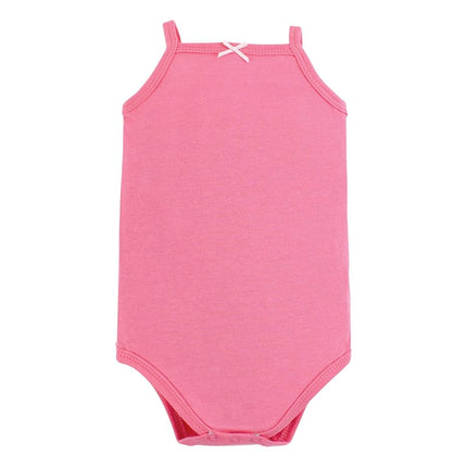 Hudson Baby Unisex Baby Cotton Sleeveless Bodysuits, Girl Ice Cream Truck, 6-9 Months