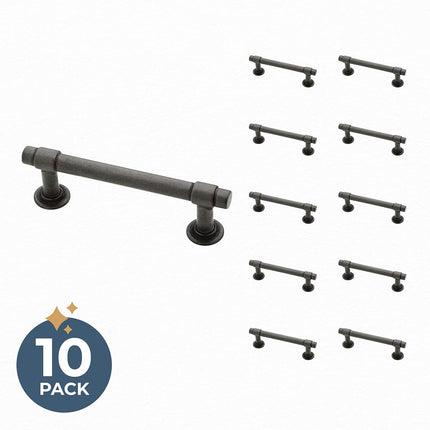 Franklin Brass P29520K-SI-B Soft Iron 3-Inch Francisco Kitchen or Furniture Cabinet Hardware Drawer Handle Pull, 10 Pack