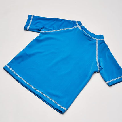 Kanu Surf Boys' Paradise UPF 50 Sun Protective Rash Guard Swim Shirt, Seaweeds Royal, 8