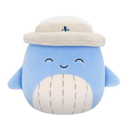 Squishmallows Original 5-Inch Samir Blue Whale wit