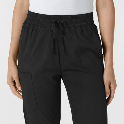 WonderWink Women's Bootcut Scrub Pant, Black, 4X