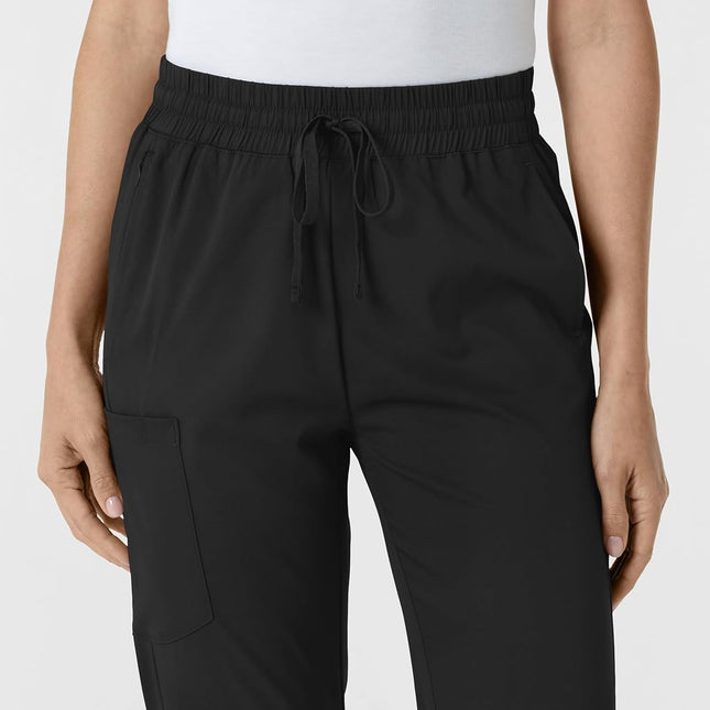 WonderWink Women's Jogger Scrub Pant, Black, X-Small