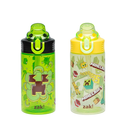 Zak Designs Minecraft Sage 16oz Leak-Proof Straw K