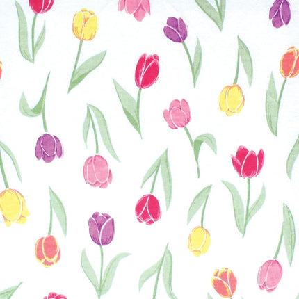 Hudson Baby Unisex Baby Changing Pad Cover, Spring Tulips, One Size