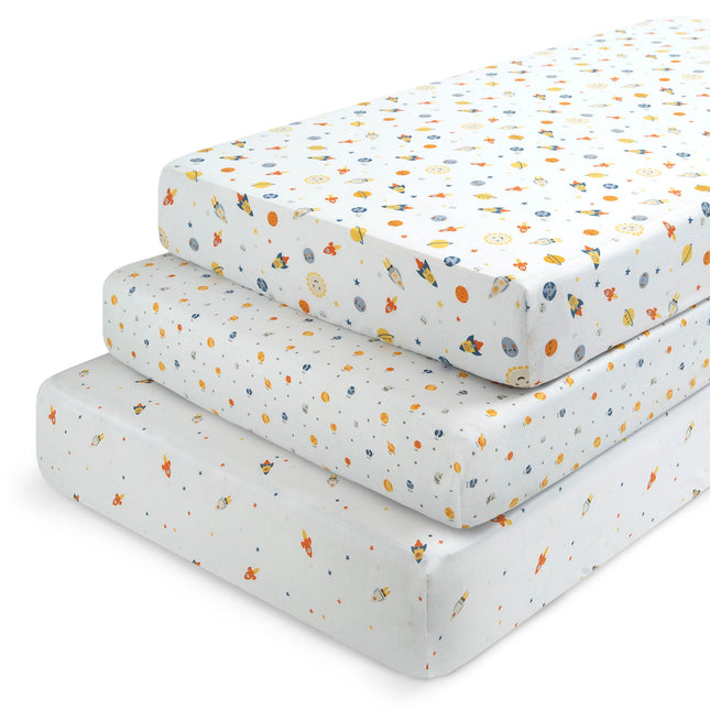 Delta Children Fitted Crib Sheets for Girls and Bo