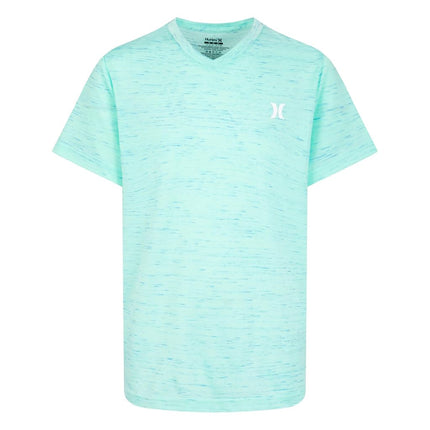 Hurley Boys' Soft Basic Cloud Slub T-Shirt, Melon Tint/V-Neck, X-Large