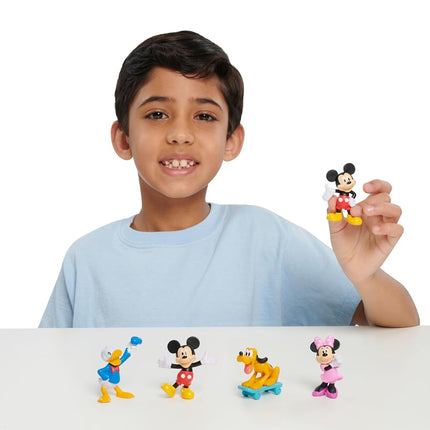Just Play Disney Junior Mickey Mouse Mini Figures Pack of 5, 3.8-5.7 cm Collectible Figures, Kids Toys from 3 Years
