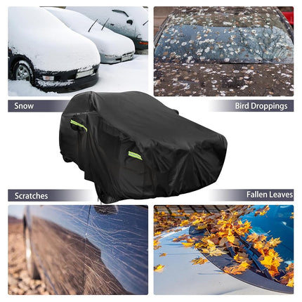 Morhept Car Cover for Toyota RAV4, Waterproof with Door Zipper