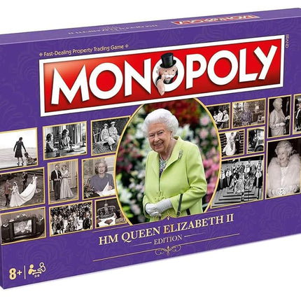 Winning Moves HM Queen Elizabeth II Monopoly Board
