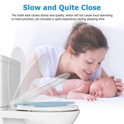 Toddler Toilet Seat with Built-in Potty Seat for Kids