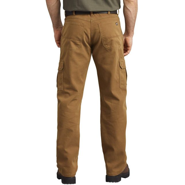 Dickies Pantalones utilitarios de trabajo cargo Tough Max Duck para hombre, pato marrón lavado a la piedra, 32W x 32L EE. UU., pato marrón lavado a la piedra, extrachico