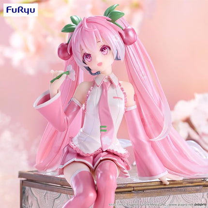 FuRyu - Hatsune Miku - Noodle Stopper Figure - Sakura Miku 2024 Pearl Color ver.