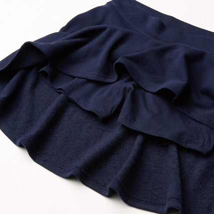 The Children's Place Falda pantalón de felpa francesa para niñas, paquete de 2, Tidal 2 Pack, XX-Large