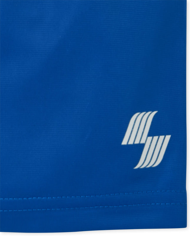 The Children's Place Pantalones Cortos Deportivos de Baloncesto para Bebés y Niños Pequeños, Azul Quench, 18-24 Meses