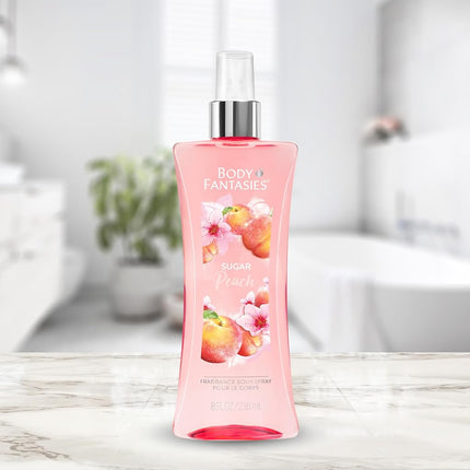 Sugar Peach by Body Fantasies for Women - 8 oz Body Spray