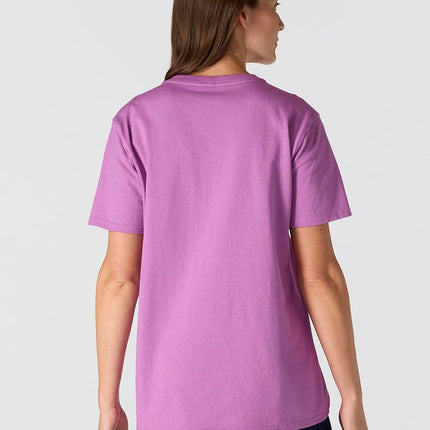 Carhartt Women’s Loose Fit Heavyweight Short-Sleeve Pocket T-Shirt, Cherry Bloom, XS