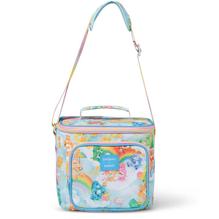 Igloo 90s Retro Collection Square Lunch Box Cooler with Front Pocket and Adjustable Strap, Purple