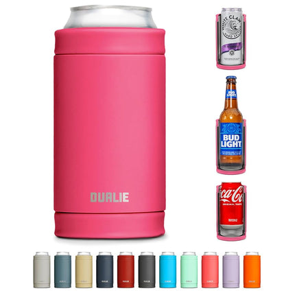 DUALIE 3 in 1 Insulated Can Cooler - Universal Siz