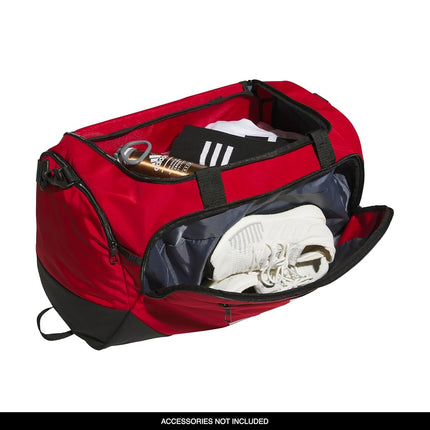 adidas Defender 5 Large Duffel Bag (100 L), Team Power Red 2/White, Taille Unique, Defender 5 Large Duffel Bag (100L)