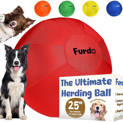 Furdo 25" Herding Ball for Dogs, for Australian Sh