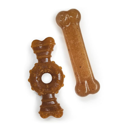 Nylabone Gentle Puppy Dog Teething Flexi Ring and 