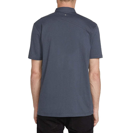 Volcom Men's Banger Polo Shirt, Charcoal, XL