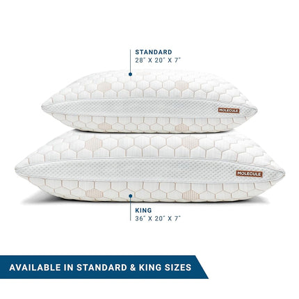 Molecule CopperWELL Cooling Gel Memory Foam Adjustable Pillow, Standard