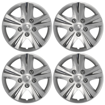 Custom Accessories 96411 GT-5 Silver 15" Wheel Cov