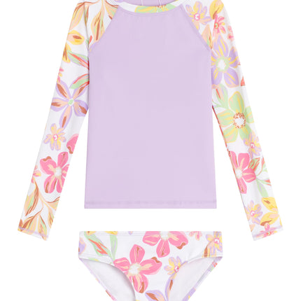 Kanu Surf Girls' River Long Sleeve Rashguard UPF 5