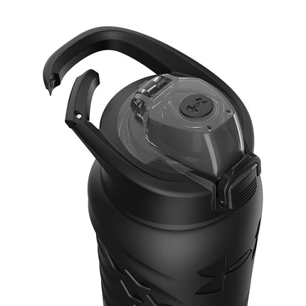 Under Armour Stainless Steel Water Bottle Insulated Carabiner Hook Leak Proof for Kids Adults All Sports Gym 24oz