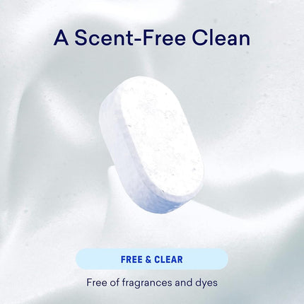 BLUELAND 100% Plastic-Free Dishwasher Detergent Tablets, 60 Count, Free & Clear, Eco-Friendly Dishwashing Pods, Natural, USDA Certified biobased