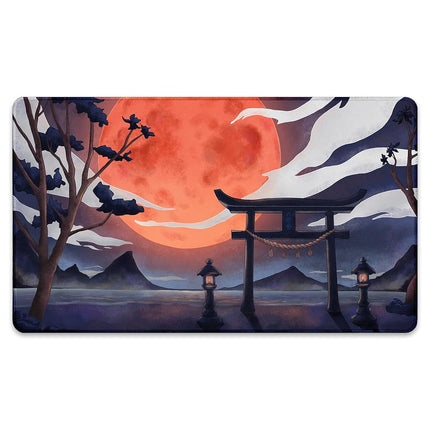 Paramint Scourge Dragon Blast (Stitched) - MTG Playmat - Perfect for Magic The Gathering, Pokemon, YuGiOh, Anime-TCG Card Game Table Mat-Durable, Thick, Cloth Fabric, Rubber Bottom by Daniel Ziegler