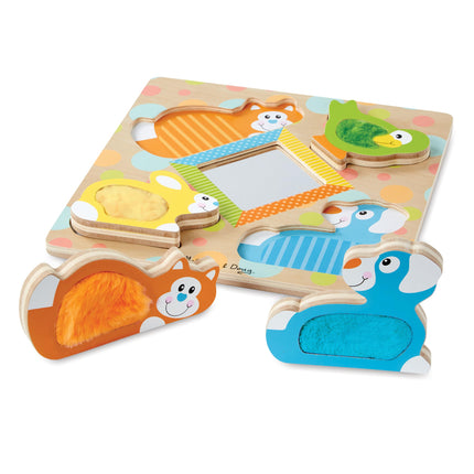 Melissa & Doug 1898 Rompecabezas Toca y Siente "Peek-a-Boo"