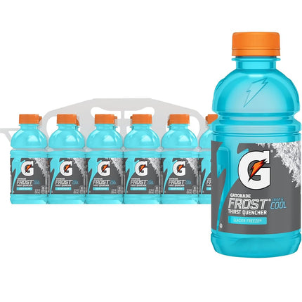 Gatorade Thirst Quencher, Frost Glacier Freeze, 12 Fl Oz (pack of 12)
