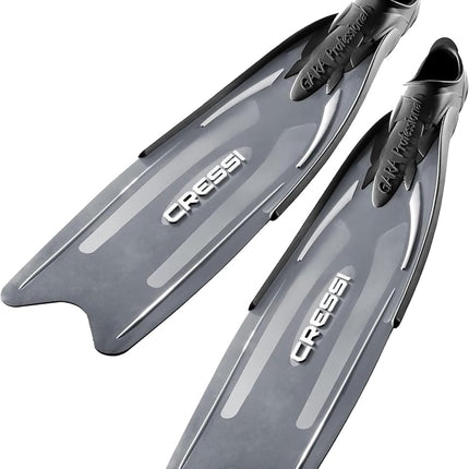Cressi Gara Professional LD Long Blade Fins - Silver