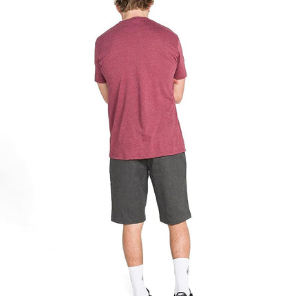Volcom Men's Vmonty Chino Shorts Casual, Charcoal Heather, 36