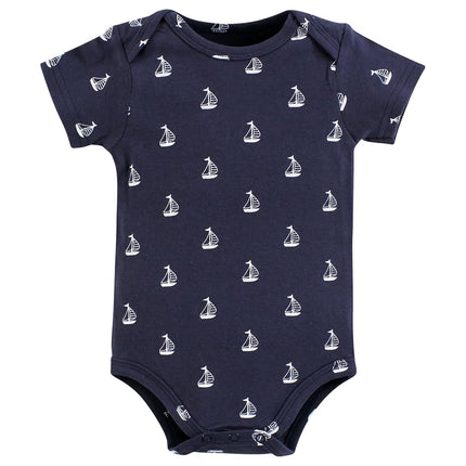 Hudson Baby Bodys en coton unisexe pour bébé, ancre marine, 18-24 mois, ancre marine, 18-24 mois