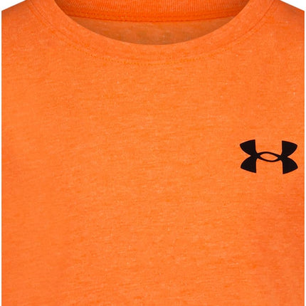 Under Armour Boys' Elite Short Sleeve T-Shirt, Blaze Orange SP22, 7
