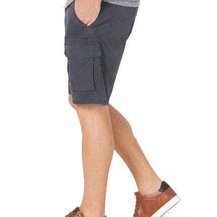 Wrangler Authentics Men's Classic Cargo Stretch Short, Charcoal, 38