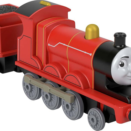Thomas & Friends Toy Trains by Fisher-Price, 2 Large Die-Cast Engines & 3 Motorized Trains with Classic Characters, Includes Playmat, JHF10