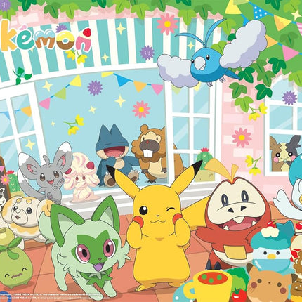 Buffalo Games - Pokémon - Happy Cafe - Rompecabezas de 1000 Piezas para Adultos - Rompecabezas Desafiante Perfecto para Noches de Juegos - El Tamaño Final es de 67.9 cm x 50.1 cm