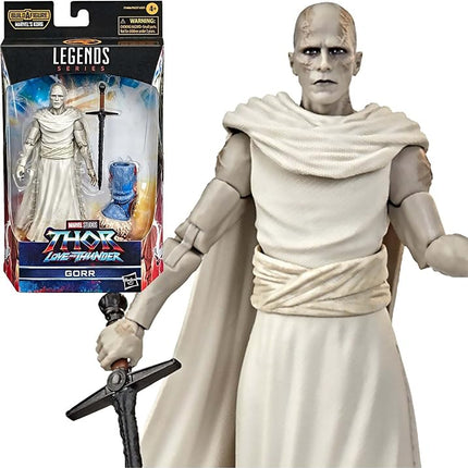 Marvel Legends Thor: Love and Thunder Gorr Action Figure 15-cm Collectible Toy, 3 Accessories, 1 Build-A-Figure Part