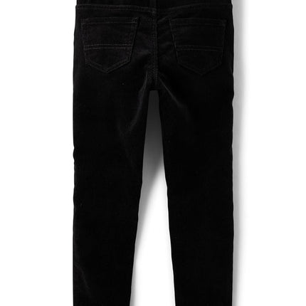 Pantalones de pana para niños The Children's Place, negros, talla 4
