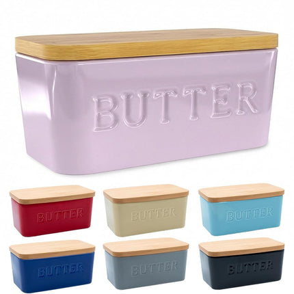 PriorityChef Extra Large Butter Dish with Lid for 