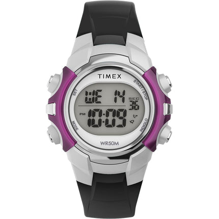 Timex Unisex Sport 33 mm Watch - Black Resin Band 